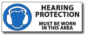 Hearing Protection Sign