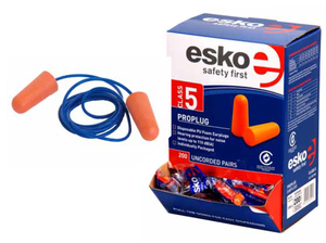 Corded Disposable Earplugs Box 100