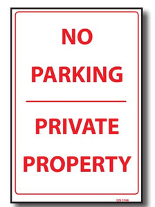 No Parking  - Private Property