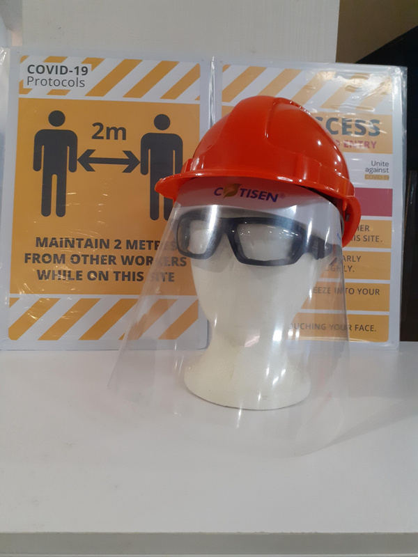 Medical Grade Face Shield Safety Gear TMC Ltd Traffic Management