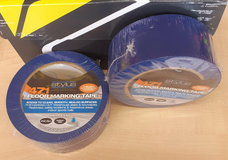 Blue Lane Marking Tape Tape (Hazard & Adhesive) TMC Ltd Traffic