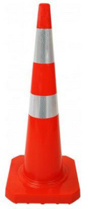 Slimline Enviro PVC Traffic Cone 900mm H/D