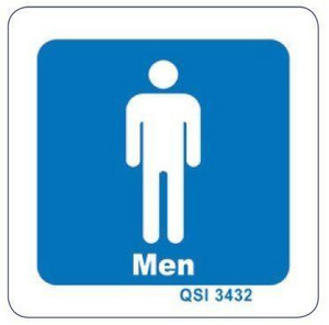Men Toilet Sign