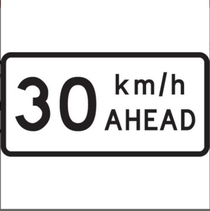 30km Head Sign