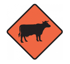 Cattle Stock Sign