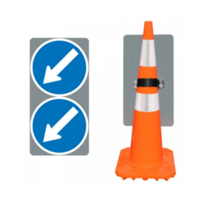 Twin Arrow Cone Mounted Sign
