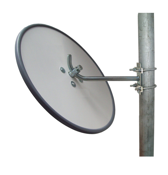 Convex Safety Mirror Pole Mounting Indoor / Outdoor Safety Mirrors