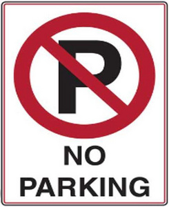 No Parking Sign