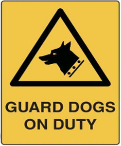 Guard Dog On Duty