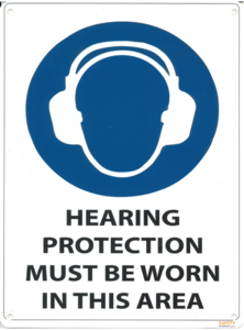 Hearing Protection Sign