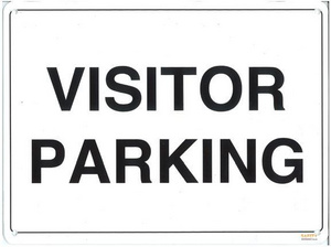 Visitor Parking Sign