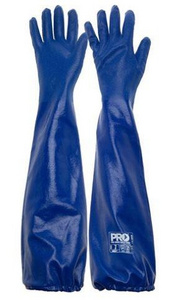Blue Nitrile Extended Length Chemical Glove 10