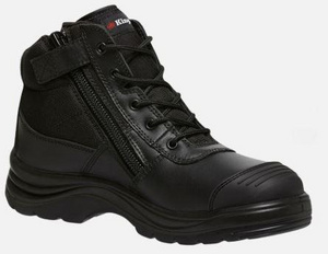 King Gee Tradie L/Zip Boots Black
