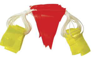 Orange Bunting Flags 30M