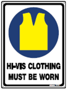 Hi-Vis Vest Sign