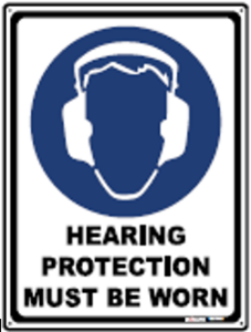 Hearing Protection Sign