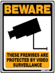 Beware Video Surveillance